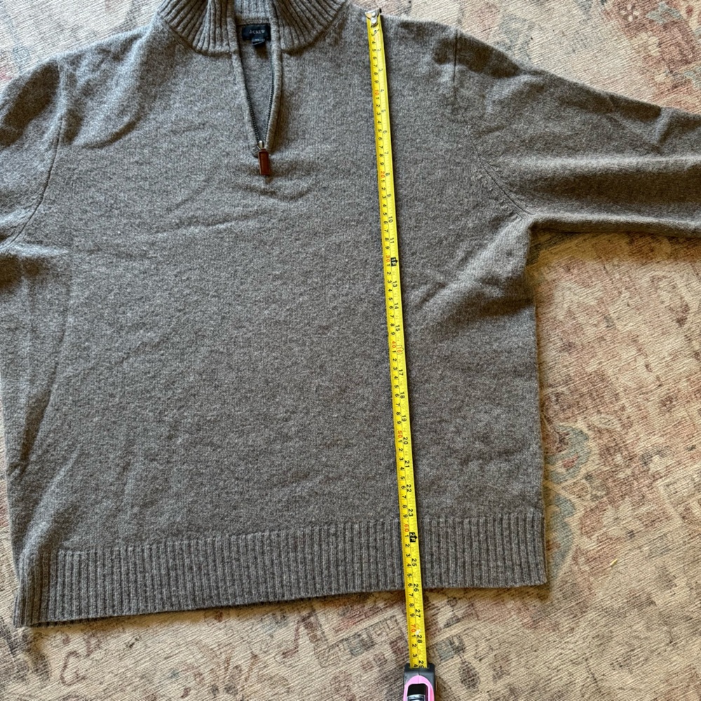 J Crew Mens Wool Preppy Sweater Old Money Minimalist XL Classic Unisex - Picture 8 of 13